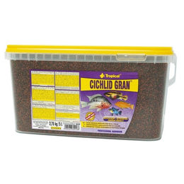 Tropical Cichlid Gran Buntbarsch Futter Granulat für Süßwasser 5 Liter - 5 l – Bild 1 von 4