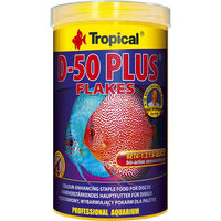 Produktbild von Tropical D-50 Plus Flakes Flockenfutter für Diskus und tropische Fische 250 g - 250 ml