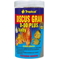 Produktbild von Tropical Discus Gran D-50 Plus Baby Fischfutter Granulat für Diskusfische 130 g