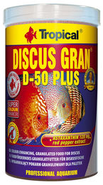 Tropical Discus Gran D-50 Plus Fischfutter Granulat für Diskusfische 1 Liter - 1 l – Bild 1 von 7
