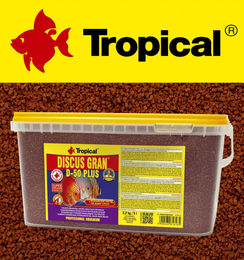 Tropical Discus Gran D-50 Plus Fischfutter Granulat für Diskusfische 5 Liter - 5 l – Bild 1 von 4
