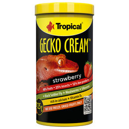 Tropical Gecko Cream Erdbeere 100ml Pulverfutter für frucht- und insektenfressende Reptilien – Bild 1 von 3