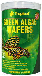 Tropical Green Algae Wafers Fischfutter für Welse ohne tierisches Protein 1 Liter - 1 l – Bild 1 von 7