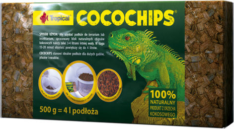 Tropical Kokossubstrat Kokosnuss Bodengrund 500 g Braun - 500 g – Bild 1 von 2