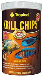 Tropical Krill Chips Fischfutter mit Krill und Garnele für Süßwasserfische 1000 ml - 1 l – Bild 1 von 5