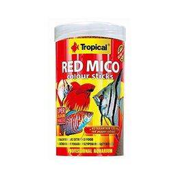 Tropical Red Mico Colour Sticks gefriergetrocknete Blutwürmer für Süßwasserfische 250 ml - 250 ml – Bild 1 von 3