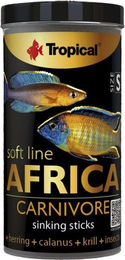 Tropical Soft Line Africa Carnivore Fischfutter Sticks für Süßwasserfische 100 ml – Bild 1 von 5