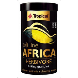 Tropical Soft Line Africa Herbivore Fischfutter Granulat Size S 60g - 100 ml – Bild 1 von 3