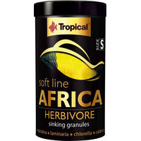 Produktbild von Tropical Soft Line Africa Herbivore S Fischfutter für Süßwasserfische 250 g - 250 ml