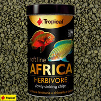 Produktbild von Tropical Soft Line Africa Herbivore Süßwasser Fischchips 250g - 130 g