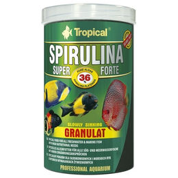 Tropical Super Spirulina Forte Granulat mit 36% Spirulina für Meerwasserfische 1 Liter - 1 l – Bild 1 von 4