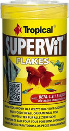 Tropical Supervit Flakes Fischfutter für Tropenfische und Diskus 100 ml - 100 ml – Bild 1 von 5