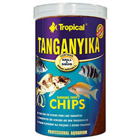 Produktbild von Tropical Tanganyika Chips Sinkendes Buntbarsch Futter mit Krill und Tintenfisch 1 l - 1 l