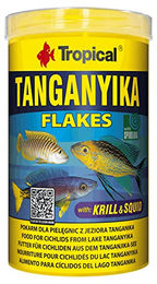 Tropical Tanganyika Flockenfutter für Buntbarsche mit Krill und Tintenfisch 1 Liter - 1 l – Bild 1 von 5