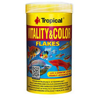 Produktbild von Tropical Vitality Color Flockenfutter für Zierfische und Diskus 100 ml - 100 ml