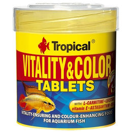 Tropical Vitality & Color Tablets farbfördernde Haftfuttertabletten für Fische 50 ml - 50 ml – Bild 1 von 5