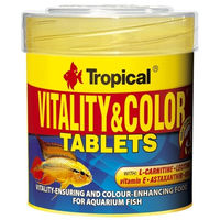 Produktbild von Tropical Vitality & Color Tablets farbfördernde Haftfuttertabletten für Fische 50 ml - 50 ml