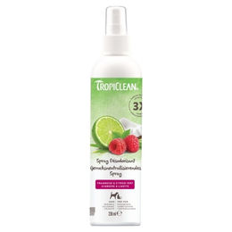 TropiClean 3in1 Geruchsneutralisierendes Spray Himbeere Limette 236 ml – Bild 1 von 1