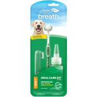 Produktbild von TropiClean Fresh Breath OralCareGel Kit Zahnpflege für große Hunde