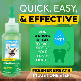 TropiClean Fresh Breath Zahnreinigungsgel für Hunde zur Mundhygiene 59ml – Bild 1 von 6