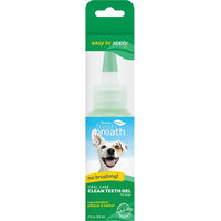 Produktbild von TropiClean Fresh Breath Zahnreinigungsgel für Hunde zur Mundhygiene gegen Plaque und Zahnstein 118 ml - 118 ml