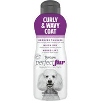 Produktbild von TropiClean PerfectFur Shampoo für Hunde mit lockigem Fell 473 ml - 473 ml