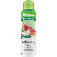 Produktbild von TropiClean Refreshing 2-in-1 Shampoo & Conditioner Wassermelone für Welpen 2 x 355 ml - 2 x 355 ml