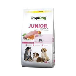TropiDog Junior Trockenfutter für große Hunderassen mit Truthahn 12 kg - 12 kg – Bild 1 von 4