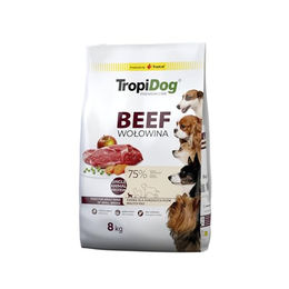 TropiDog Junior Trockenfutter Rind für kleine Hunde 8 kg - 8 kg – Bild 1 von 4
