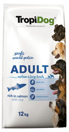 Tropidog Premium Adult Hundefutter für mittlere und große Rassen mit Lachs 12 kg - 12 kg – Bild 1 von 4