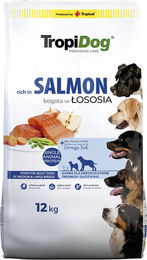 Produktbild von Tropidog Premium Hundefutter Adult Medium & Large Lachs 2 x 12 kg - 2 x 12 kg