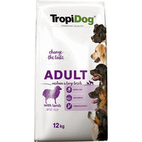 Produktbild von Tropidog Premium Hundefutter Adult Medium & Large Lamm & Reis 2 x 12 kg - 2 x 12 kg