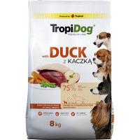 Produktbild von Tropidog Premium Hundefutter Adult Small Ente & Reis 2 x 8 kg - 2 x 8 kg