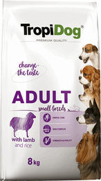 Tropidog Premium Hundefutter Adult Small Lamm und Reis 8 kg - 8 kg – Bild 1 von 4