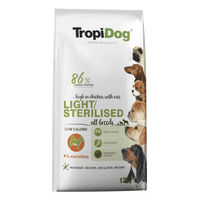 Produktbild von Tropidog Premium Light Hundefutter Huhn Adult Glutenfrei 12 kg - 12 kg