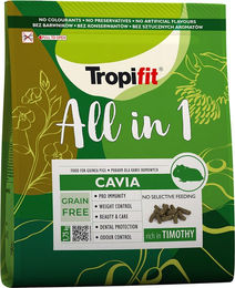 Produktbild von Tropifit All in 1 Cavia Meerschweinchen Futterpaket getreidefrei ohne Zucker und tierisches Protein 2 x 1,75 kg - 2 x 1,75 kg