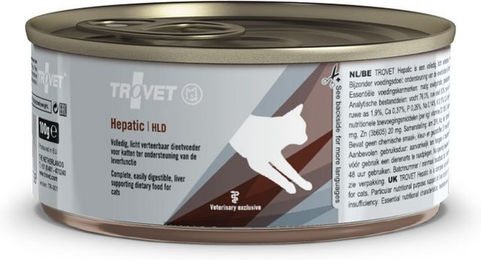 Trovet Hepatic HLD Katzen Diätfutter Nassfutter für Kitten mit Leber 12 x 100 g - 100 g – Bild 1 von 5