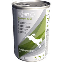 Produktbild von TROVET HPD Hypoallergenes Hund Nassfutter Pferd Monoprotein 24 x 400 g Dosen