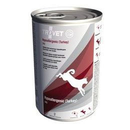 Produktbild von Trovet Hypoallergenes Hundediätfutter Truthahn Nassfutter 12 x 400 g Dosen