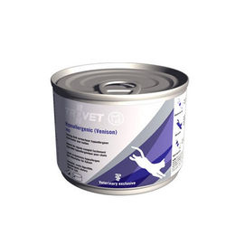 Produktbild von Trovet Hypoallergenes Katzen-Nassfutter Hirsch-Reis Veterinärdiät 6x200 g