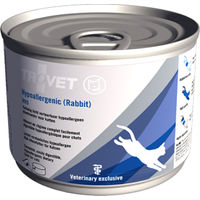 Produktbild von TROVET Hypoallergenes Nassfutter Katze Kaninchen 12 x 200 g Dosen