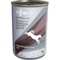 Produktbild von TROVET Hypoallergenic IPD Hundefutter Insekten Pastete 12 x 400 g Dosen