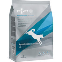 Produktbild von TROVET Hypoallergenic LRD Lamm Diätfutter für Hunde Nassfutter 10 kg und 6 x 400 g Dosen