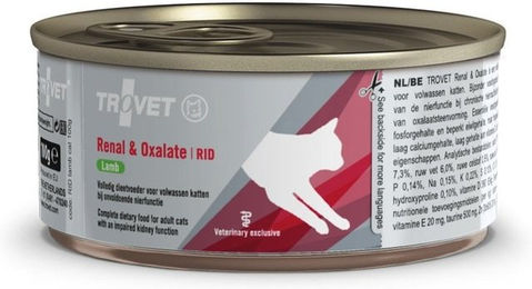 Trovet Renal & Oxalate Lamb RID Katzennassfutter mit Lammfleisch für erwachsene Katzen 100 g - 100 g – Bild 1 von 1