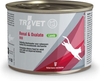 TROVET Renal & Oxalate RID Lamm Katzennassfutter für adulte Katzen zur Unterstützung der Nieren und Harnwege 200 g - 200 g – Bild 1 von 2