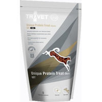 Produktbild von TROVET Unique Protein Treats UDT Ente Hund Mini Hypoallergen Monoprotein 3 x 125 g