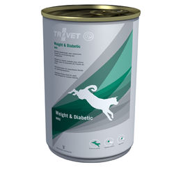 TROVET Weight & Diabetic WRD Hundefutter Nassfutter Adult zur Gewichtsreduktion und Diabetes-Unterstützung 6 x 400 g – Bild 1 von 3