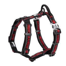 TrueLove Escape Sicherheitsgeschirr für Hunde mit Neopren-Unterlegung Schwarz/Rot Größe XS – Bild 1 von 4