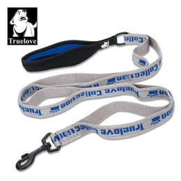 TrueLove Nylon Führleine mit Neopren-Griff Grau/Blau Größe M – Bild 1 von 2