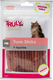 Produktbild von Truly Crunchy Sticks Thunfisch Leckerli für erwachsene Katzen 50g